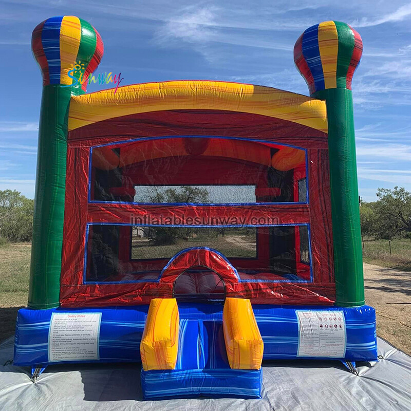 Inflatable bouncy castles